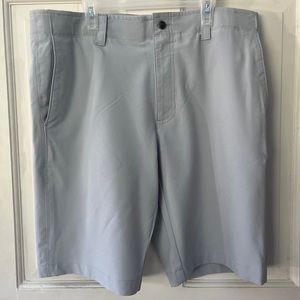 Callaway Golf Men's Flat Front Shorts Size 34 Light Grey Quick Dry